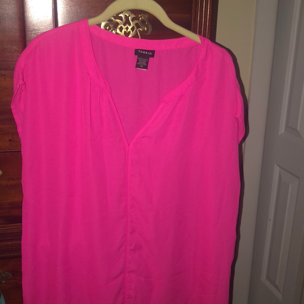 Pink top size l/xl